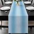 thumbnail image 1 of Blue Ombre Table Runner 72 Inches Long, Modern Abstract Art Farmhouse Gradient Kitchen Coffee Dining Table Decoration for Home Party Birthday Wedding Home Decor 18x72 Inches, 1 of 8