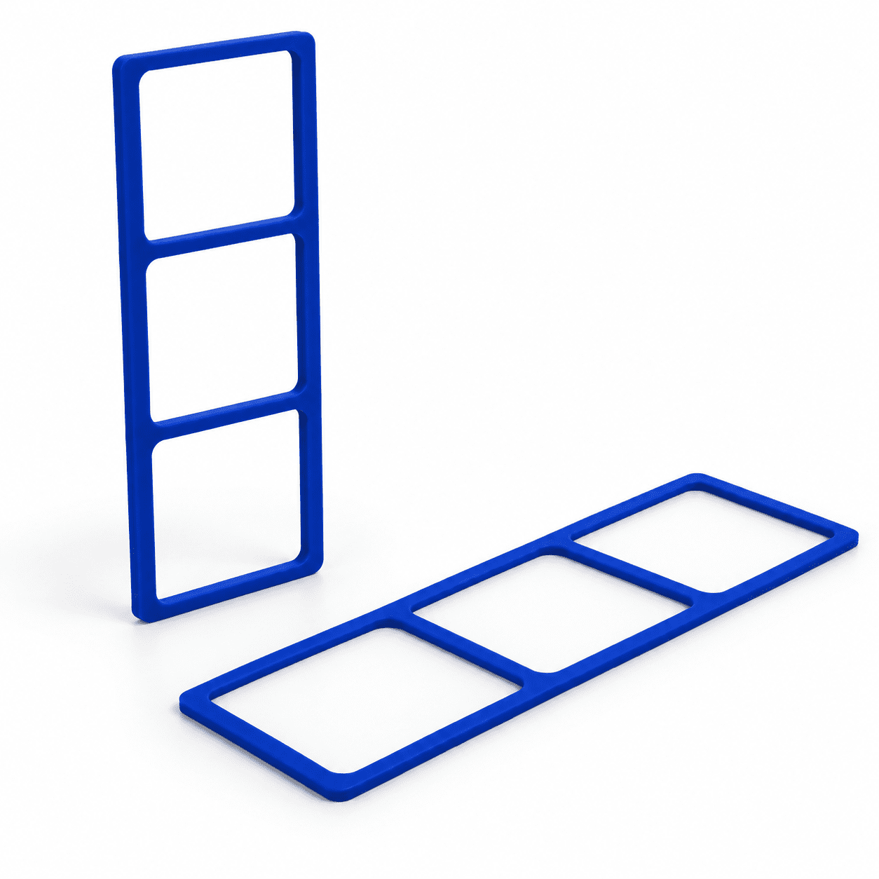 Blue One-Piece Silicone Agility Ladder for Sports Fitness Footwork ...