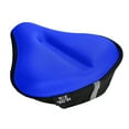 Blue Onion Gel Bike Seat Covers Blue Cover with Night Riding Safety