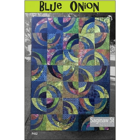 Blue Onion Quilt Pattern by Karla Alexander for Saginaw St Quilt Co