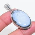 thumbnail image 1 of Blue Opal Oval Shape Gemstone Pendant Handmade Unique Gift Jewelry 2.10" FP 1360, 1 of 2
