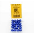 thumbnail image 1 of Blue Opaque 14mm Glass Marbles Pack of 20 Wondertrail, 1 of 1