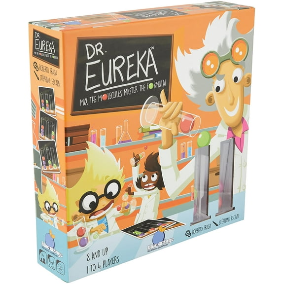 Blue Orange Dr. Eureka; Speed Logic Puzzle Dexterity Game Games - 1-4 Players for Ages 8+