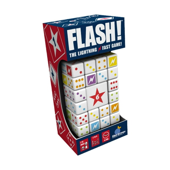 Blue Orange Flash! Dice Game
