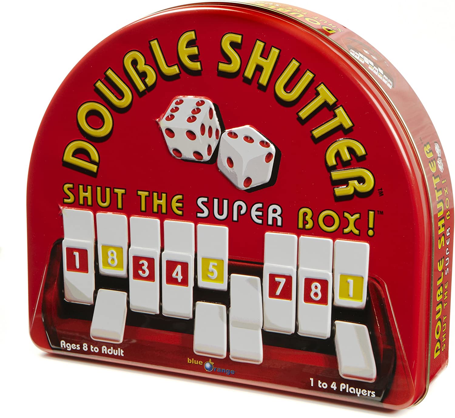Blue Orange Games Double Shutter Shut The Box Dice Game, Fun Math and