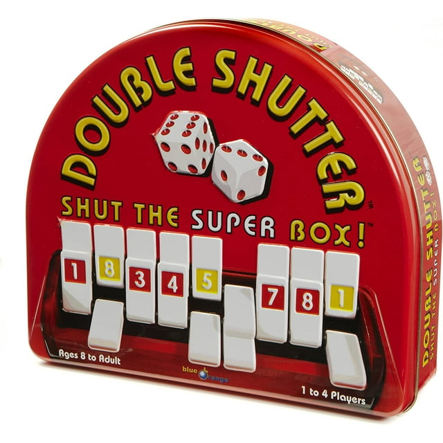 Blue Orange Games Double Shutter Shut The Box Dice Game, Fun Math and