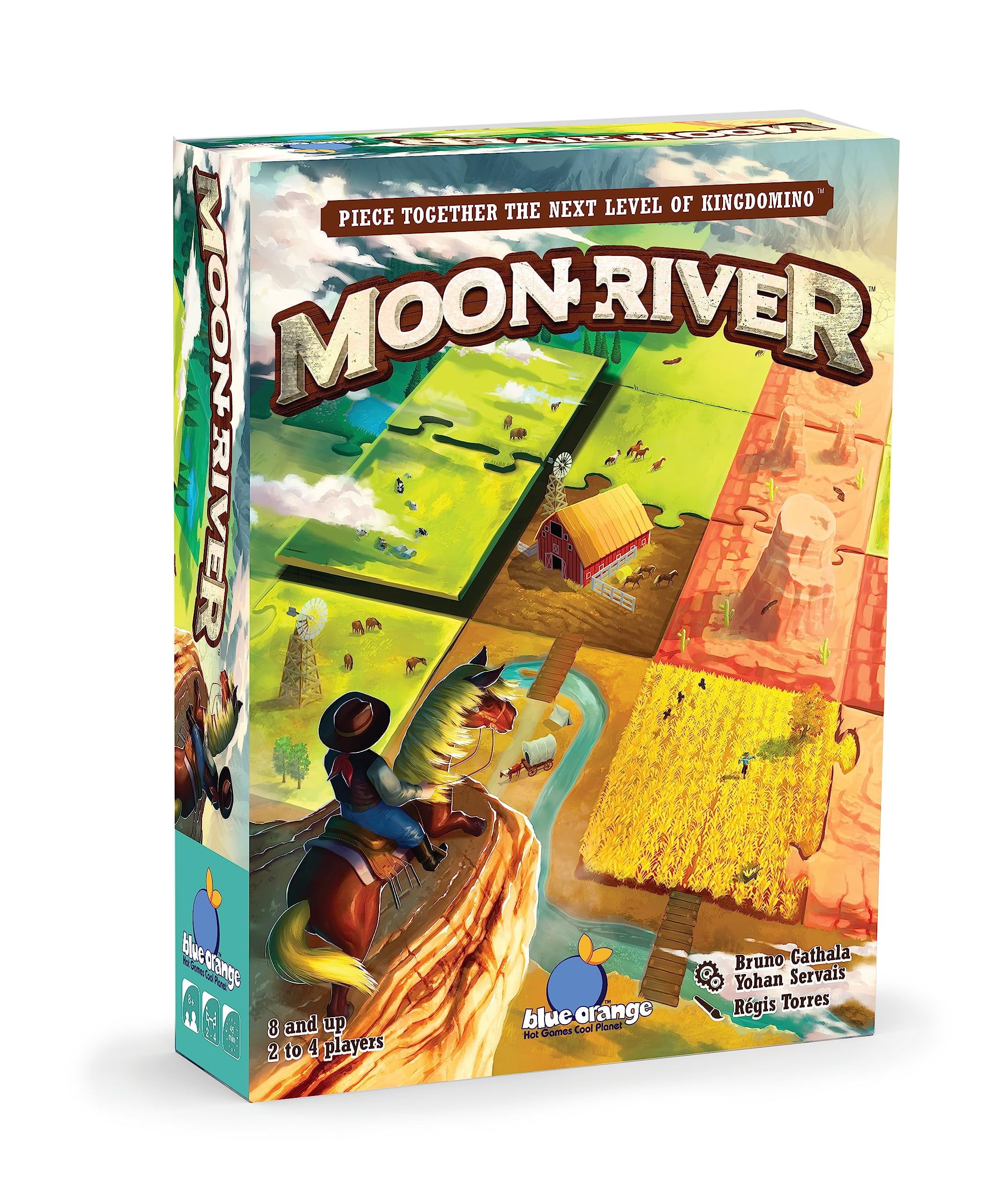 Blue Orange Games, Moon River Family Strategy; Board Game, 2-4 Players, for Ages 8+