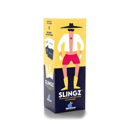 Blue Orange Games - Slingz - The hilarious lightning game of categories - Fast pace card Game, Ages 10 & Up - 2 to 7 players