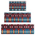 thumbnail image 1 of Blue and Orange Geometric Boho Pattern Kitchen Rugs Sets Of 3,Kitchen Runner Rugs Non Skid Washable,Decorative Kitchen Floor Mats for Kitchen,Sink,Laundry,17"x30"+ 17"x47" + 17"x59", 1 of 6