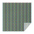 thumbnail image 1 of Blue and Orange Geometric Pattern Square Tablecloth,Waterproof Square Table Cover,Wipeable Spillproof Washable Table Cover for Home Kitchen Party Decor 60"x60"(152x152cm), 1 of 6
