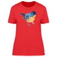 thumbnail image 1 of Blue & Orange Small Bird T-Shirt Women -Image by Shutterstock, Female Large, 1 of 2