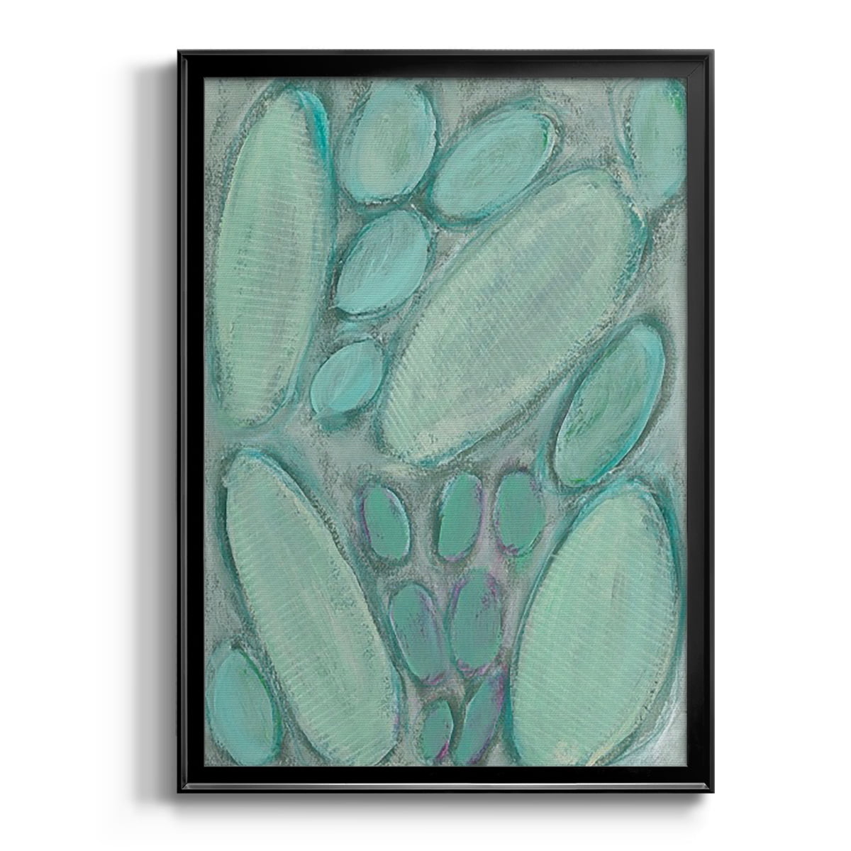 Blue Orbs I Premium Framed Print, in Gold, Black, or Silver - Ready to Hang