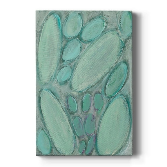 Blue Orbs I Premium Gallery Wrapped Canvas - Ready to Hang