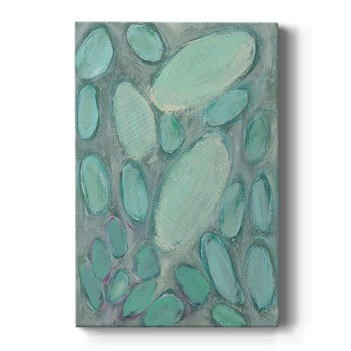Blue Orbs II Premium Gallery Wrapped Canvas - Ready to Hang