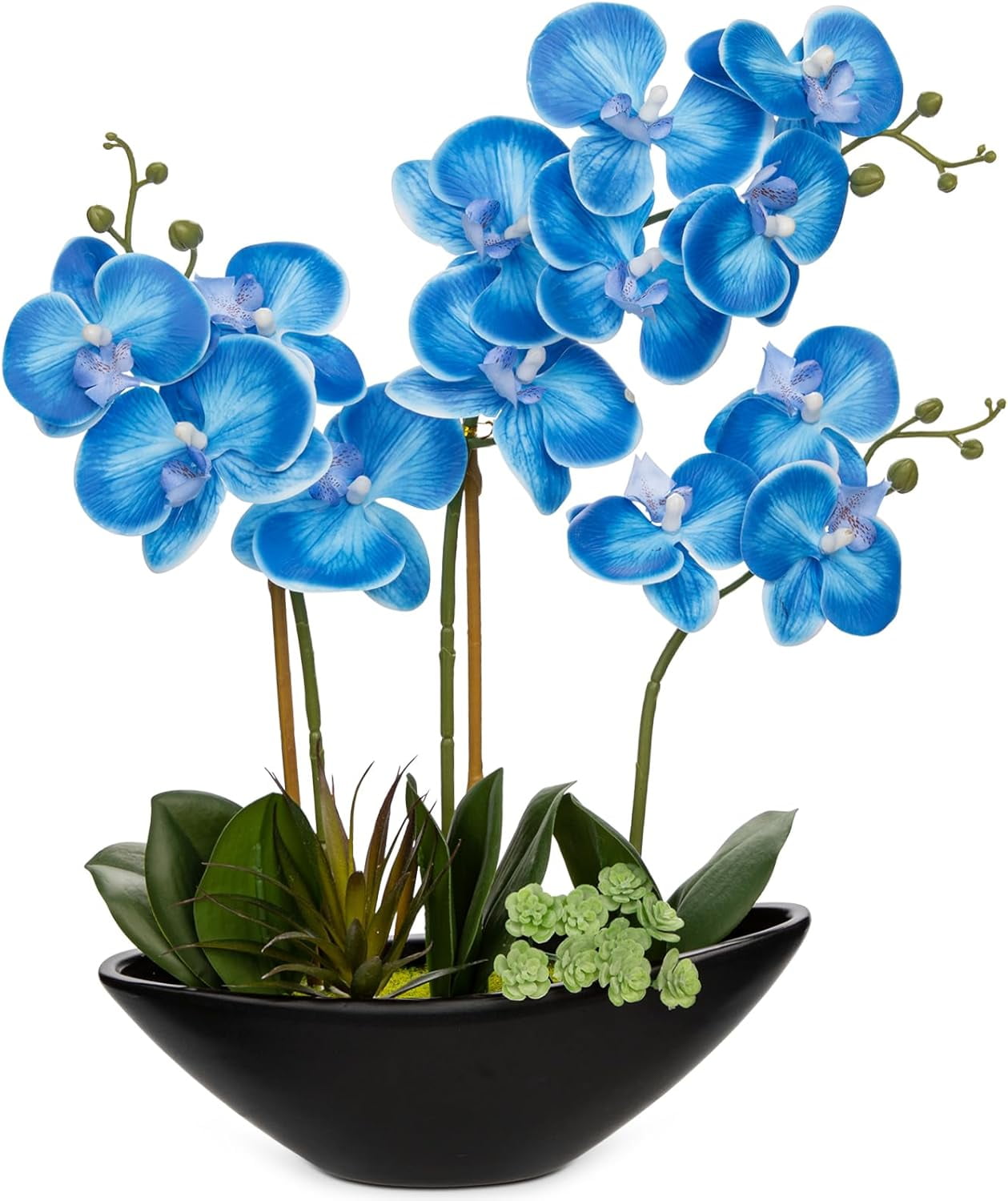 Omygarden Blue Orchid Artificial Flowers In Pot, Iceland - View #8