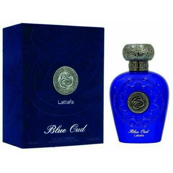 Blue Oud- Eau De Parfum Spray (100 ml - 3.4Fl oz) by Lattafa - 3 pack