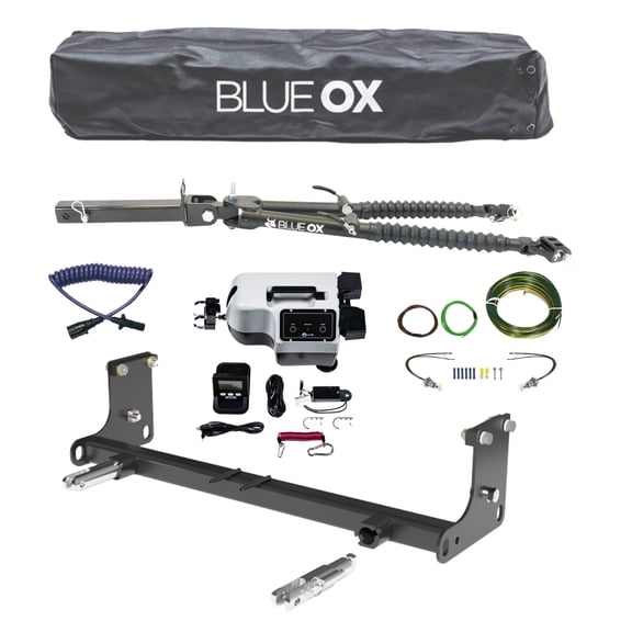 Blue Ox Complete Alpha Towing Kit with Hardwired Lighting for 2007-2018 Wrangler JK