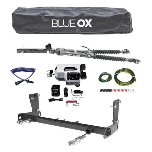 Blue Ox Complete Avail Towing Kit with Hardwired Lighting for 2018-2026 Wrangler JL | Includes Baseplate/Towbar/Electrical Cable/Tow Bar Cover/Tail Light Wiring/Flat Tow Brake System