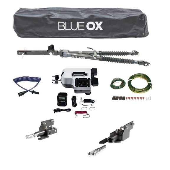 Blue Ox Complete Avail Towing Kit with Hardwired Lighting for 2021-2026 F150 | Includes Baseplate/Towbar/Electrical Cable/Tow Bar Cover/Tail Light Wiring/Flat Tow Brake System