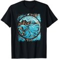 thumbnail image 1 of Blue Oyster Rock Mens Short Sleeve Crewneck T-Shirt 80s 90s Graphic Tees Shirts Top, 1 of 7