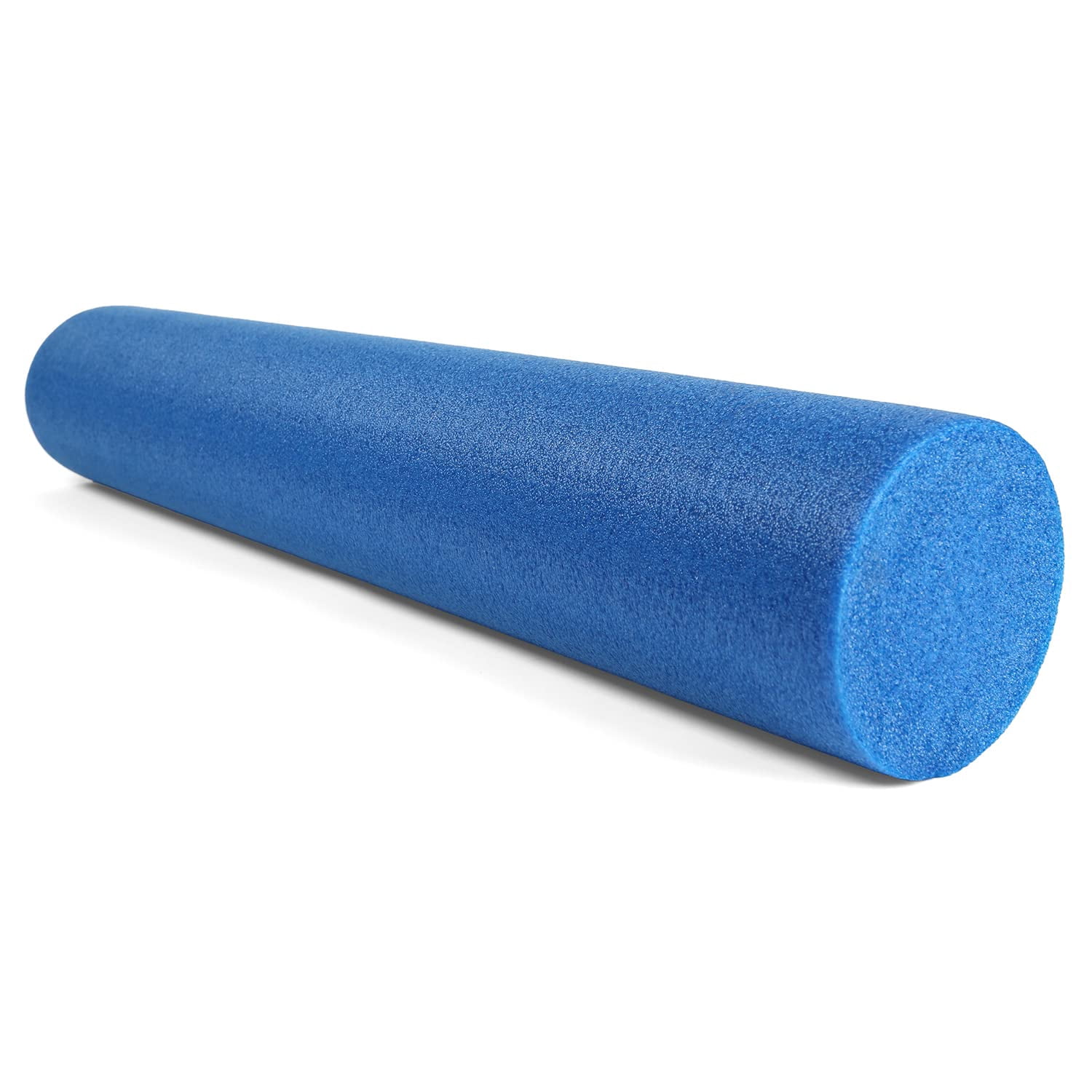 Blue PE Foam Rollers for Fitness, Exercise Muscle Restoration, Massage Therapy, Sport Recovery and Physical Therapy Homes, Clinics, Gyms 6" x 36" Round