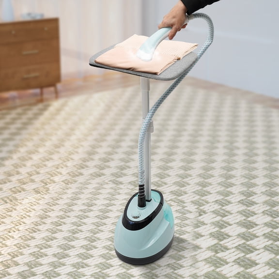 Blue PP 30x25x24cm Ironing Machine 1350w Ironing Machine Vertical Steam Ironing Machine