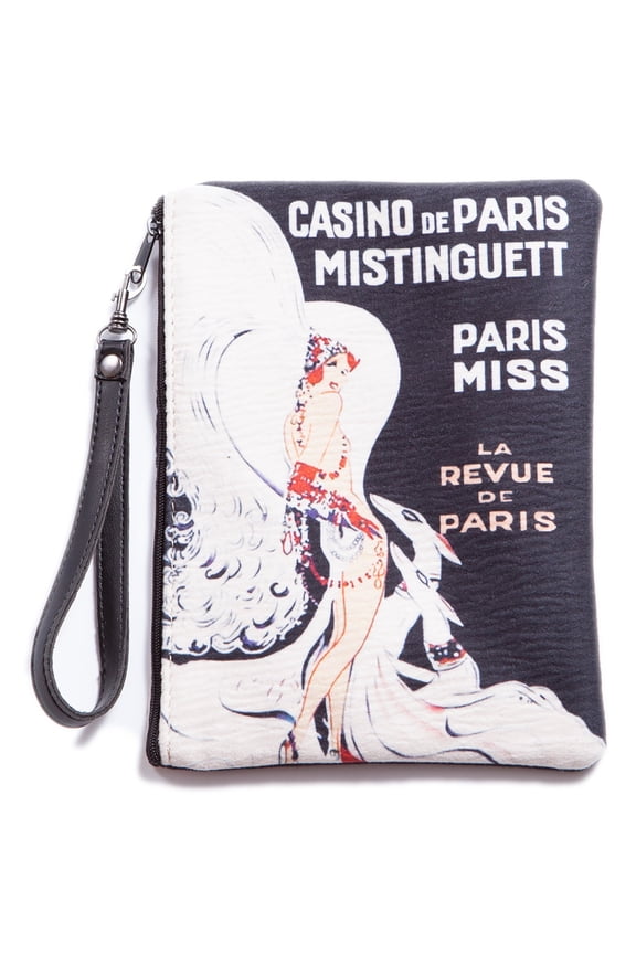 Blue Pacific Faux Suede Leather Unisex Wristlets