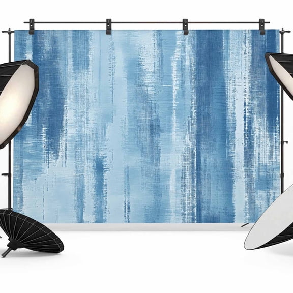 Blue Paint Photography Backdrop 7x5FT, Modern Abstract Light Blue Stripes Photo Backdrops, Background for Photography Studio Photo Studio Background, Back Drop for Photoshoot
