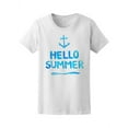thumbnail image 1 of Blue Paint Wave Hello Summer Tee Women's -Image by Shutterstock, 1 of 2