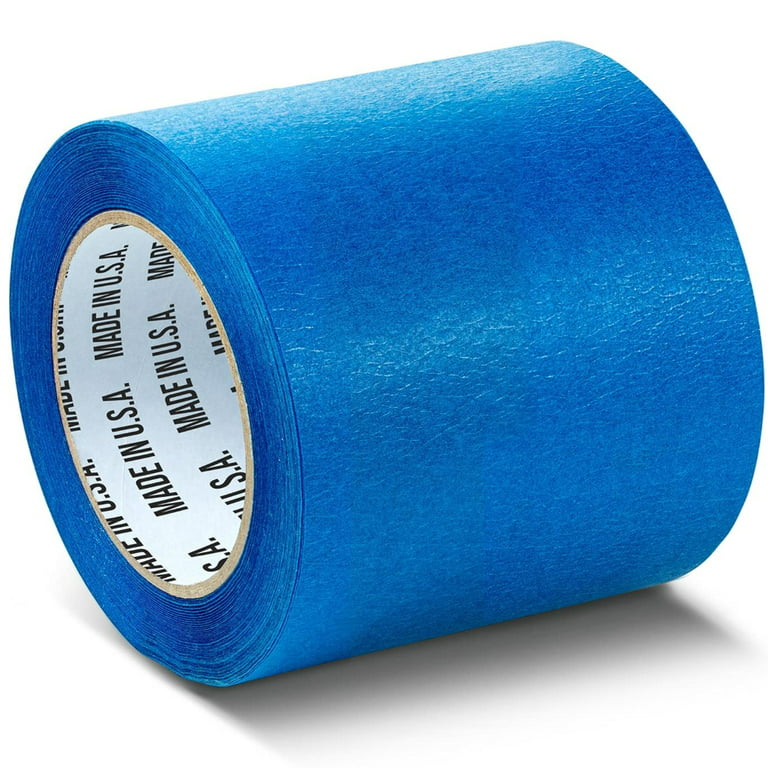 DOITOOL 6 Rolls Masking Tape Masking Paper Tape Blue Tape Trim Edge  Finishing Tape Teacher Tape Drafting Tape Car Paint Duct Tape Labeling Tape  Spray