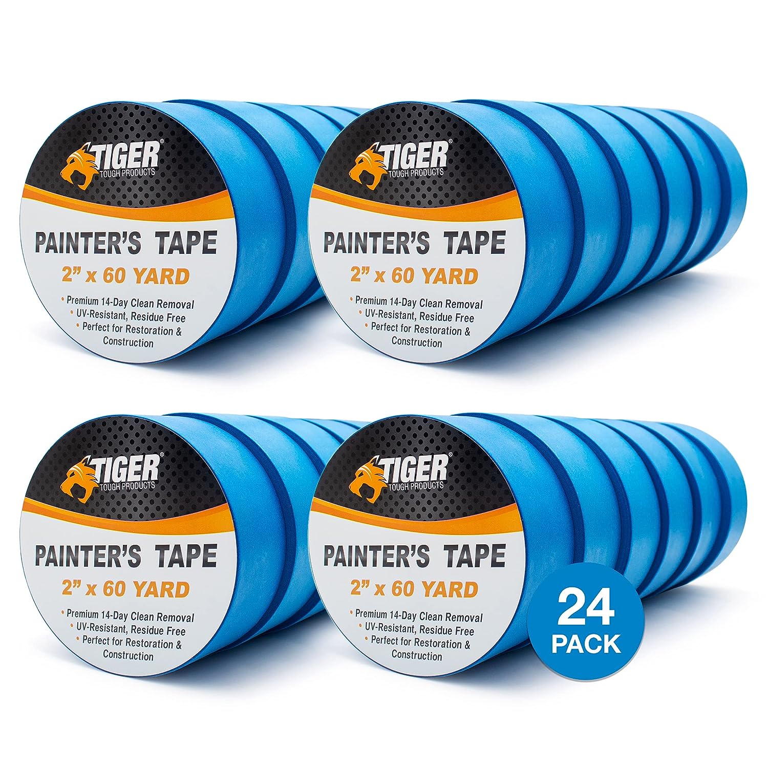 Blue Painters Tape 2 Inch x 60 Yards Masking Tape Designed for Sharp