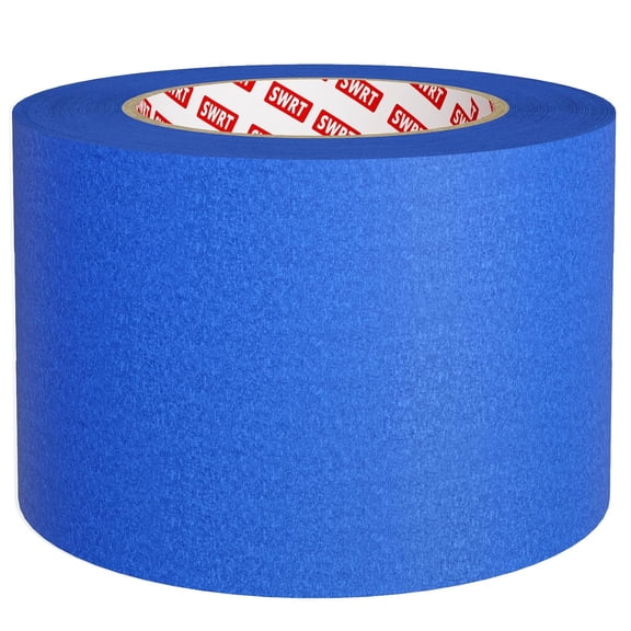 Blue Painters Tape 3 Inch Wide, Extra-Wide Masking Tape for Painting | Extra-Wide Coverage; Protects Floors, Baseboards & Trim; Clean Removal; Sharp Paint Lines; Multi-Surface DIY Painting