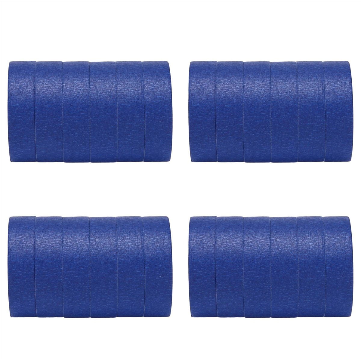Blue Painters Tape Masking Tape 1 Inch, DIY or Professional Painter (24 Pack,22Yard Per Roll),24 x Masking Tape,blue