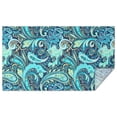 thumbnail image 1 of Blue Paisley and Floral Pattern Rectangle Tablecloth 60"x102",Waterproof Polyester Rectangle Table Cloth, Wipeable Spillproof Polyester Tablecloth for Dining, Camping, Indoor and Outdoor, 1 of 6