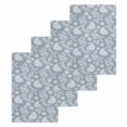 thumbnail image 1 of Blue Paisley Kitchen Dish Towels for Drying Dishes Set of 4, Ethnic Vintage Floral Botanical Abstract Waffle Weave Microfiber Hand Tea Bathroom Towels Quick Dry & Absorbent Towel 15.7x23.6, 1 of 7