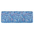 thumbnail image 1 of Blue Paisley Pattern Kitchen Rug Mat,Kitchen Runner Rugs Non Skid Washable,Decorative Kitchen Floor Mats for Kitchen,Sink,Laundry,17"x47.2", 1 of 7