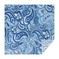 thumbnail image 1 of Blue Paisley Pattern Square Tablecloth,Waterproof Square Table Cover,Wipeable Spillproof Washable Table Cover for Home Kitchen Party Decor 60"x60"(152x152cm), 1 of 6