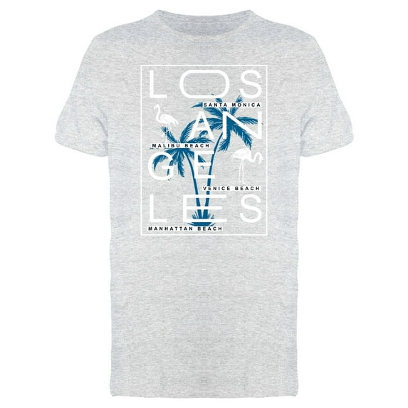 Blue Palm Los Angeles Graphic Tee Men's -Image by Shutterstock
