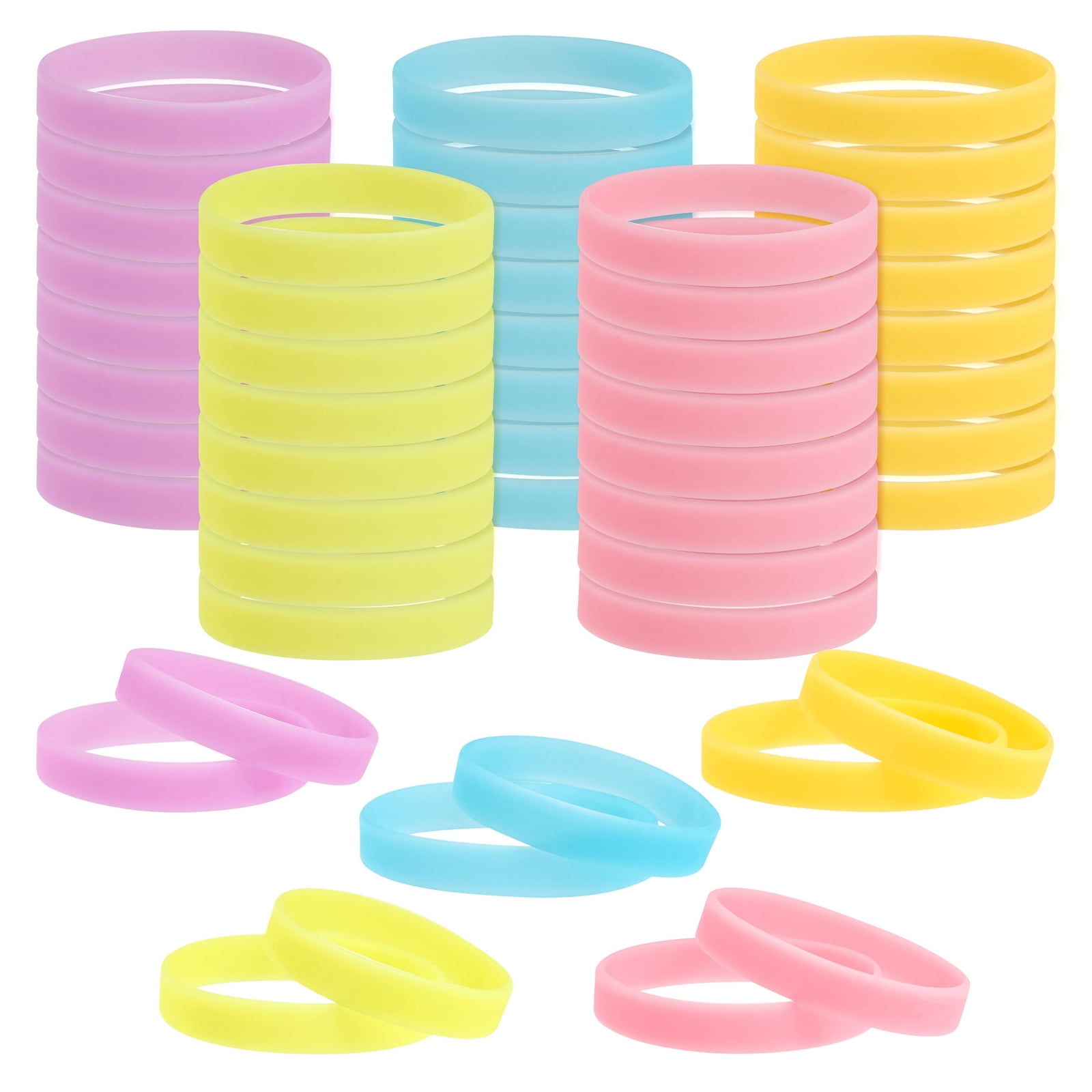 8 Pack Color Changing Cute Bracelets - Silicone Beaded Bracelets Jewelry  Set for Kids, Teen Girls, Women (2.6x0.3 in) 
