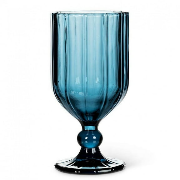 Blue Panel Goblet