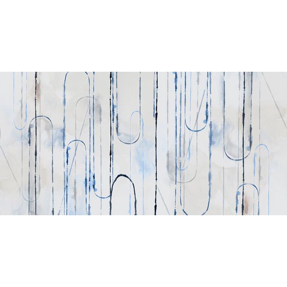 Blue Paper Clips by PI Studio (36 x 18)