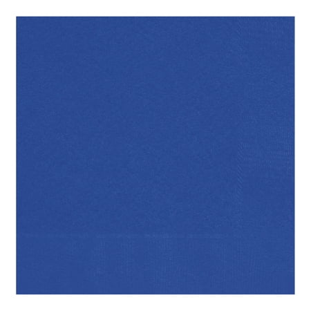 Way To Celebrate Blue Disposable Paper Napkins, 6.5 in x 6.5 in, 24 Count