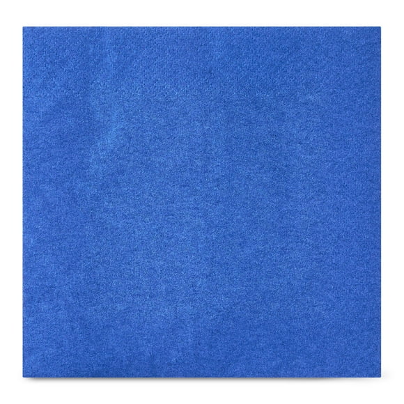 6.5" x 6.5" Disposable Blue Paper Napkins, 24 Count, by Way To Celebrate