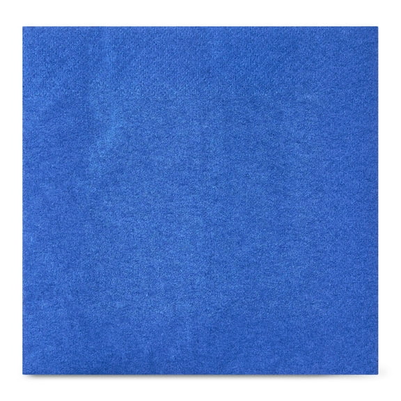 6.5" x 6.5" Disposable Blue Paper Napkins, 24 Count, by Way To Celebrate