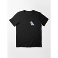 thumbnail image 1 of Blue Parakeet Budgerigar In Your Pocket Cute Bird Lover Gift Unisex T-Shirt up to Size 5XL, 1 of 2