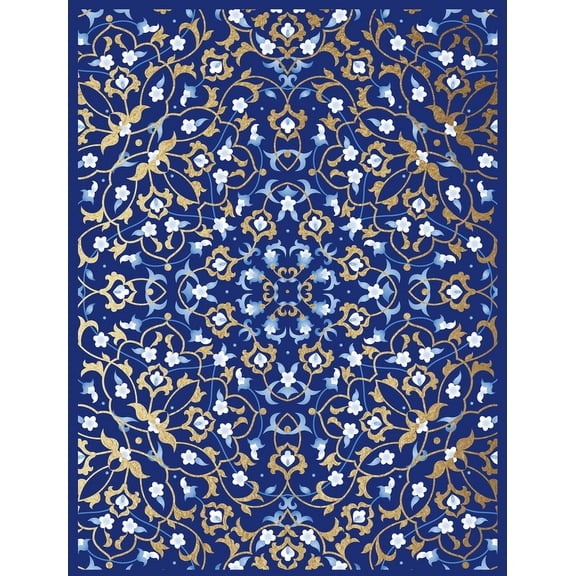 Blue Pattern Journal, (Hardcover)