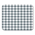 thumbnail image 1 of Blue Pattern Tablecloths Gray 50S Gingham Plaid Retro Abstract Mousepad Mouse Pad Mouse Mat 9x10 inch, 1 of 3