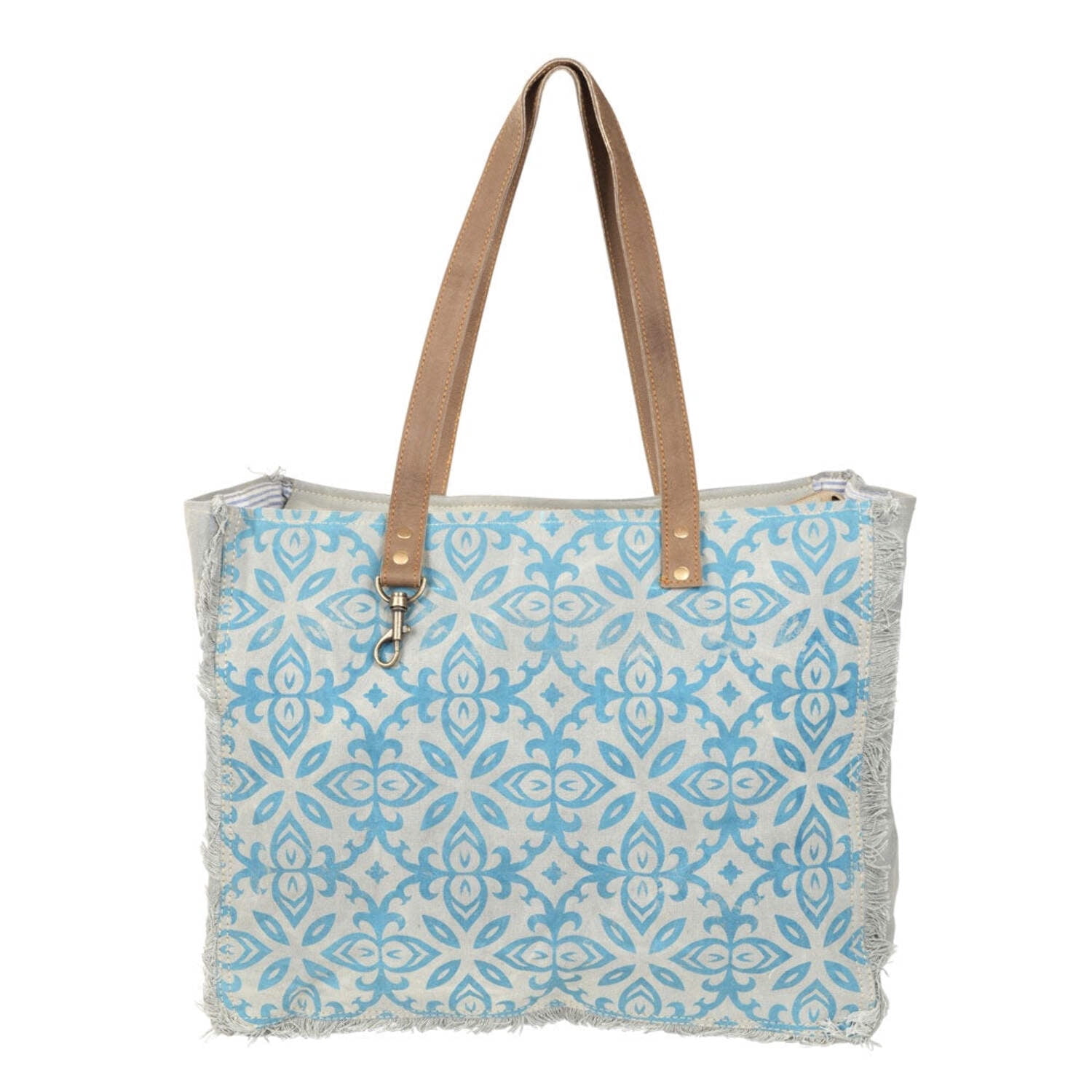 Blue Pattern Tote Bag - Walmart.com