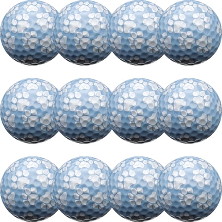 Blue Paw Print Golf Balls, 12 Pack by GBM GOLF