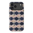 thumbnail image 1 of Blue Peach Floral Print Elegant Pastel Garden Case for iPhone 17 to 11 Pro Max, 1 of 2